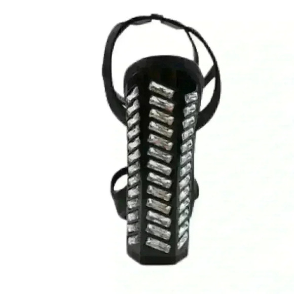 Shi by Journeys Dazzled Black Open Toe Ank… - Picture 10 of 10